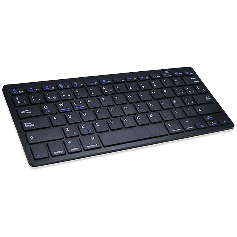 COOL Black Slim Bluetooth Keyboard (Spanish)