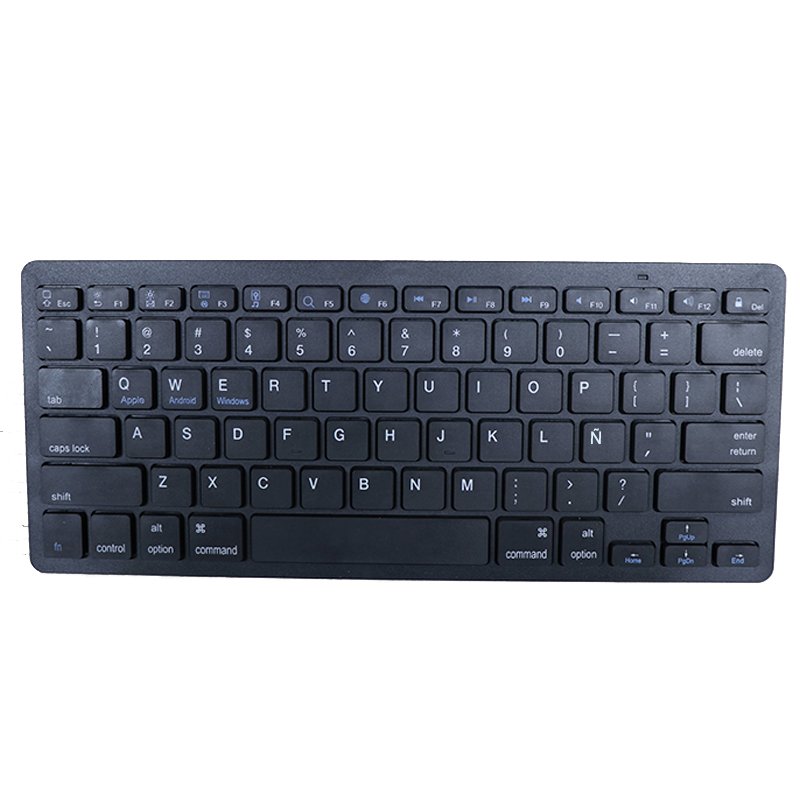 COOL Black Slim Bluetooth Keyboard (Spanish)